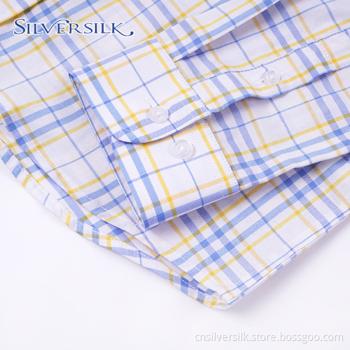 Custom Sutumn Big Check Casual Jungen Kariertes Hemd